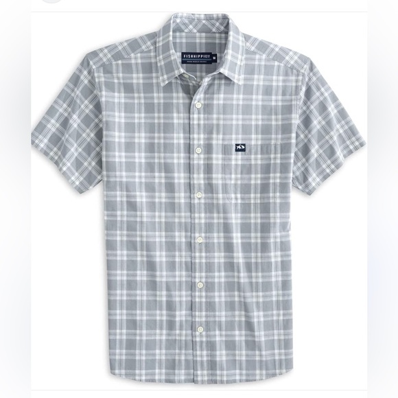Men’s Short Sleeve Collard Button down shirt - Picture 1 of 5